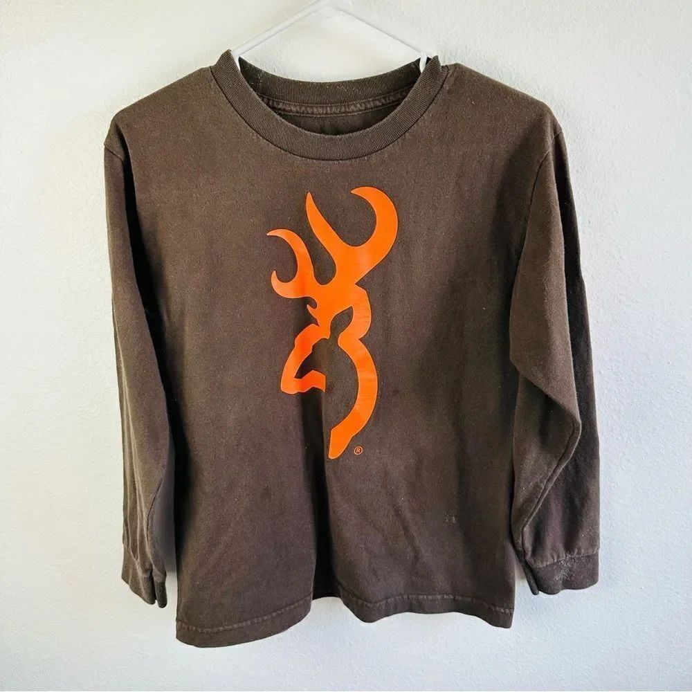 Browning Long‎ Sleeve Logo Tee Boys L